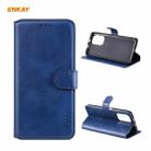 For Redmi K40 / K40 Pro ENKAY Hat-Prince Horizontal Flip PU Leather Case with Holder & Card Slots & Wallet(Dark Blue) - 1