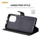 For Xiaomi Mi 11i / Poco F3 ENKAY Hat-Prince Horizontal Flip PU Leather Case with Holder & Card Slots & Wallet(Black) - 4