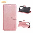 For Xiaomi Redmi Note 10 Pro / Note 10 Pro Max ENKAY Hat-Prince Horizontal Flip PU Leather Case with Holder & Card Slots & Wallet(Pink) - 1