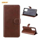For Xiaomi Redmi Note 10 Pro / Note 10 Pro Max ENKAY Hat-Prince Horizontal Flip PU Leather Case with Holder & Card Slots & Wallet(Brown) - 1