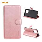 For Xiaomi Mi 11 ENKAY Hat-Prince Horizontal Flip PU Leather Case with Holder & Card Slots & Wallet(Pink) - 1