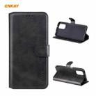 For Xiaomi Redmi Note 10 4G / Note 10S ENKAY Hat-Prince Horizontal Flip PU Leather Case with Holder & Card Slots & Wallet(Black) - 1