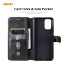 For Xiaomi Redmi Note 10 4G / Note 10S ENKAY Hat-Prince Horizontal Flip PU Leather Case with Holder & Card Slots & Wallet(Black) - 5