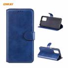 For Xiaomi Redmi Note 10 4G / Note 10S ENKAY Hat-Prince Horizontal Flip PU Leather Case with Holder & Card Slots & Wallet(Dark Blue) - 1