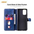 For Xiaomi Redmi Note 10 4G / Note 10S ENKAY Hat-Prince Horizontal Flip PU Leather Case with Holder & Card Slots & Wallet(Dark Blue) - 5