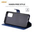For Samsung Galaxy A32 4G ENKAY Hat-Prince Horizontal Flip PU Leather Case with Holder & Card Slots & Wallet(Dark Blue) - 4