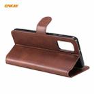 For Samsung Galaxy A32 4G ENKAY Hat-Prince Horizontal Flip PU Leather Case with Holder & Card Slots & Wallet(Brown) - 3