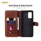For Samsung Galaxy A32 4G ENKAY Hat-Prince Horizontal Flip PU Leather Case with Holder & Card Slots & Wallet(Brown) - 5