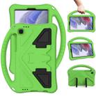 For Samsung Galaxy Tab A7 Lite 8.7(2021) T225 EVA Flat Anti Falling Protective Case Shell with Holder(Green) - 1