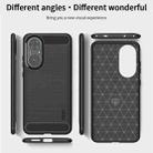 For Huawei P50 Pro MOFI Gentleness Series Brushed Texture Carbon Fiber Soft TPU Case(Gray) - 6
