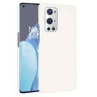 For OnePlus 9 Pro Shockproof Crocodile Texture PC + PU Case(White) - 1