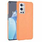 For OnePlus 9 Pro Shockproof Crocodile Texture PC + PU Case(Orange) - 1