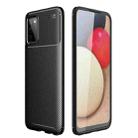 For Samsung Galaxy A22 5G Carbon Fiber Texture Shockproof TPU Case(Black) - 1
