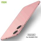 For Huawei P50 MOFI Frosted PC Ultra-thin Hard Case(Rose gold) - 1