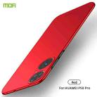 For Huawei P50 Pro MOFI Frosted PC Ultra-thin Hard Case(Red) - 1