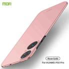 For Huawei P50 Pro MOFI Frosted PC Ultra-thin Hard Case(Rose gold) - 1