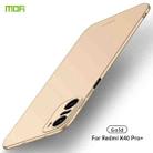 For Xiaomi Redmi K40 Pro+ / POCO F3 / 11i MOFI Frosted PC Ultra-thin Hard Case(Gold) - 1