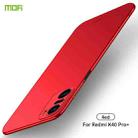 For Xiaomi Redmi K40 Pro+ / POCO F3 / 11i MOFI Frosted PC Ultra-thin Hard Case(Red) - 1