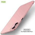 For Xiaomi Redmi K40 Pro+ / POCO F3 / 11i MOFI Frosted PC Ultra-thin Hard Case(Rose gold) - 1