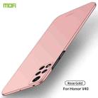 For Honor V40  MOFI Frosted PC Ultra-thin Hard Case(Rose gold) - 1