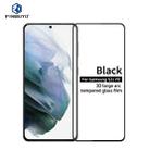 For Samsung Galaxy S21 FE PINWUYO 9H 3D Curved Full Screen Explosion-proof Tempered Glass Film(Black) - 1
