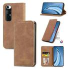 For Xiaomi Mi 10S Retro Skin Feel Business Magnetic Horizontal Flip Leather Case With Holder & Card Slots & Wallet & Photo Frame(Brown) - 1