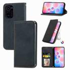 For Xiaomi Redmi K40 / K40 Pro /K40 Pro+ Retro Skin Feel Business Magnetic Horizontal Flip Leather Case With Holder & Card Slots & Wallet & Photo Frame(Black) - 1