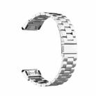 For Garmin Fenix5/Forerunner935/Garmin Approach S60 3-Beads Stainless Steel Metal Quick Release Watch Band(silver) - 1