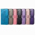 For Xiaomi Mi 10S Butterfly Love Flowers Embossed Horizontal Flip Leather Case with Holder & Card Slots & Wallet & Lanyard(Dark Purple) - 8