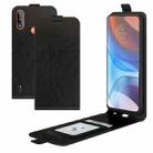 For Motorola Moto E7 Power R64 Texture Single Vertical Flip Leather Protective Case with Card Slots & Photo Frame(Black) - 1