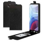 For Motorola Moto G Power 2021 R64 Texture Single Vertical Flip Leather Protective Case with Card Slots & Photo Frame(Black) - 1