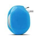 Small Headphone Earphone Wire Winder Data Cable Storage Box(Blue) - 1