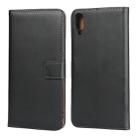 Horizontal Flip Leather Case for Huawei Y6 Pro (2019), with Magnetic Buckle & Holder & Card Slots & Wallet(Black) - 1