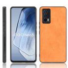 For vivo iQOO Neo5 Shockproof Sewing Cow Pattern Skin PC + PU + TPU Case(Orange) - 1