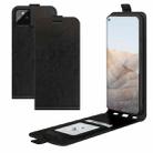 For Google Pixel 5A R64 Texture Single Vertical Flip Leather Protective Case with Card Slots & Photo Frame(Black) - 1