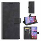 For ZTE V2020 Smart Retro Calf Pattern Buckle Horizontal Flip Leather Case with Holder & Card Slots & Wallet(Black) - 1