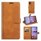 For ZTE V2020 Smart Retro Calf Pattern Buckle Horizontal Flip Leather Case with Holder & Card Slots & Wallet(Yellow) - 1