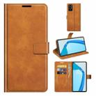 For OnePlus 9R Retro Calf Pattern Buckle Horizontal Flip Leather Case with Holder & Card Slots & Wallet(Yellow) - 1