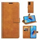 For OPPO F19 / OPPO A74 4G Retro Calf Pattern Buckle Horizontal Flip Leather Case with Holder & Card Slots & Wallet(Yellow) - 1