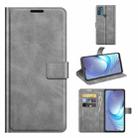 For Motorola Moto G50 Retro Calf Pattern Buckle Horizontal Flip Leather Case with Holder & Card Slots & Wallet(Grey) - 1