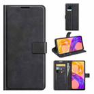 For OPPO Realme 8 / Realme 8 Pro Retro Calf Pattern Buckle Horizontal Flip Leather Case with Holder & Card Slots & Wallet(Black) - 1