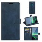 For Nokia 1.4 Retro Calf Pattern Buckle Horizontal Flip Leather Case with Holder & Card Slots & Wallet(Blue) - 1