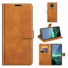 For Nokia 1.4 Retro Calf Pattern Buckle Horizontal Flip Leather Case with Holder & Card Slots & Wallet(Yellow) - 1