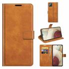 For Samsung Galaxy A22 4G Retro Calf Pattern Buckle Horizontal Flip Leather Case with Holder & Card Slots & Wallet(Yellow) - 1