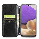 For Samsung Galaxy A32 4G Blooming Mandala Embossed Pattern Magnetic Horizontal Flip Leather Case with Holder & Card Slots & Wallet(Black) - 3