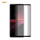 For Sony Xperia 1 III 5 PCS ENKAY Hat-Prince Full Glue 0.26mm 9H 2.5D Tempered Glass Full Coverage Film - 1