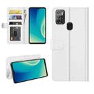 For ZTE Blade A7s 2020 R64 Texture Single Horizontal Flip Protective Case with Holder & Card Slots & Wallet& Photo Frame(White) - 1