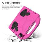 For iPad Pro 11 2022 / 2021 Children EVA Shockproof Tablet Case with Thumb Bracket(Rose Red) - 4