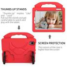 For iPad mini 6 EVA Material Children Flat Anti Falling Cover Protective Shell with Thumb Bracket(Red) - 2