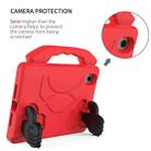 For iPad mini 6 EVA Material Children Flat Anti Falling Cover Protective Shell with Thumb Bracket(Red) - 5